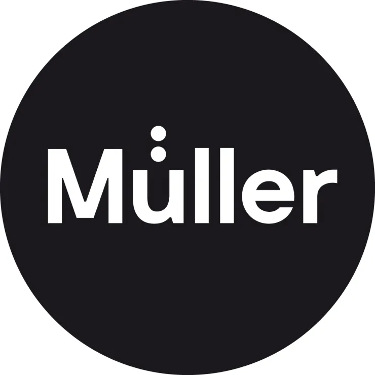 Müller Möbel Logo im Kreis