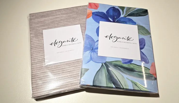 verpackte Bambus-Bettwäsche von Elegante