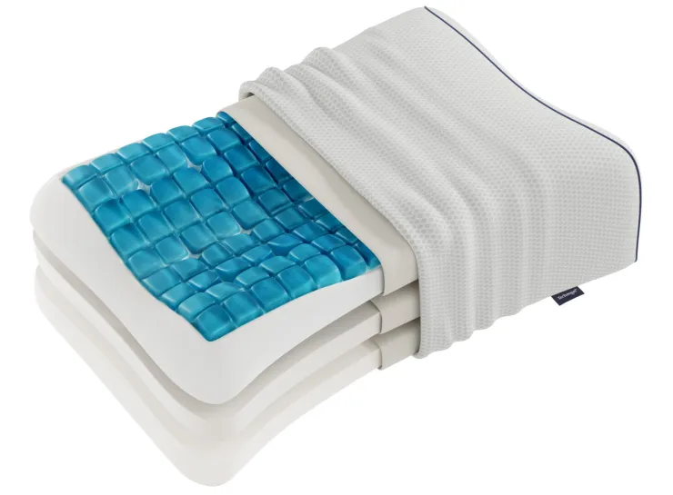 Technogel Adjustable Anatomic Curve mit anatomischer Kissenform und Geloberfläche